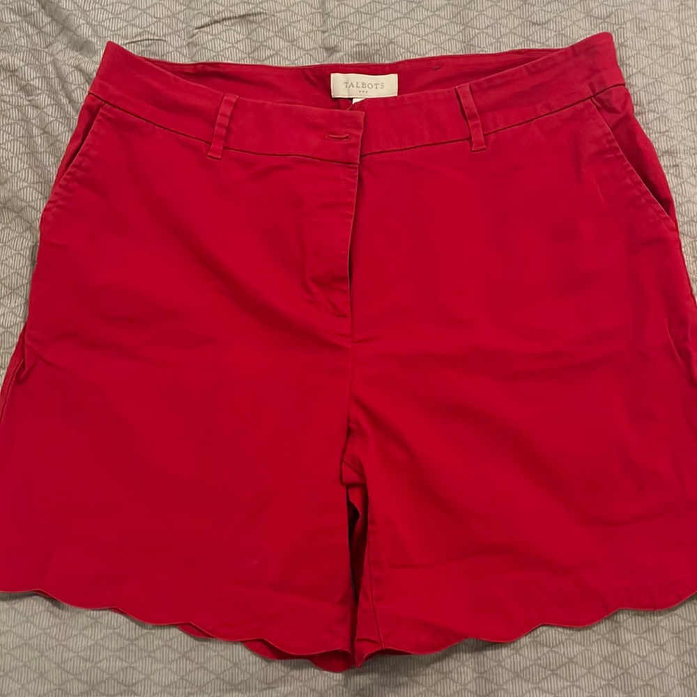 Red Khaki Shorts